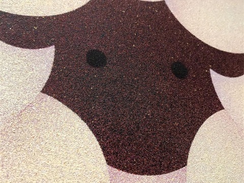  创意极简平涂插画日本当代艺术绘画 