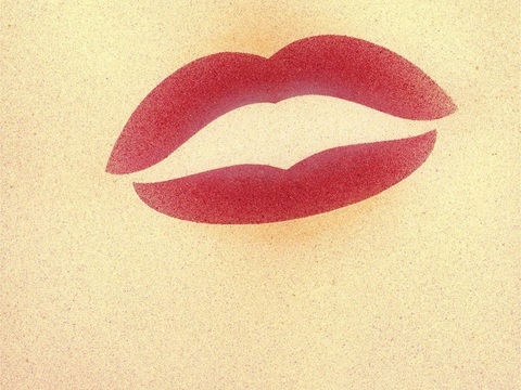  创意极简平涂插画日本当代艺术绘画 