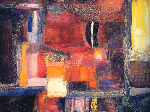  中式新中式挂画壁画字画山水花鸟背景墙壁纸装饰画油画 