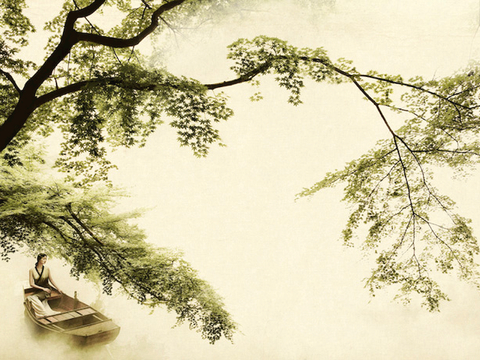  中式新中式挂画壁画字画山水花鸟背景墙壁纸装饰画油画 