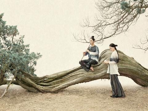  中式新中式挂画壁画字画山水花鸟背景墙壁纸装饰画油画 