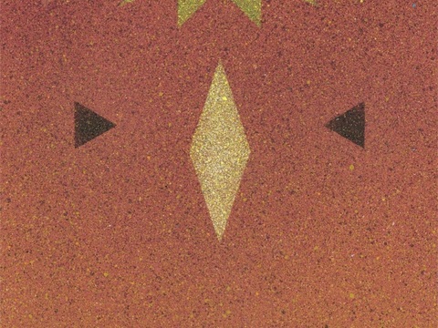  创意极简平涂插画日本当代艺术绘画 