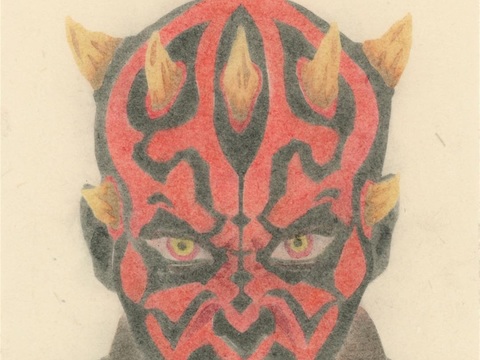  创意极简平涂插画日本当代艺术绘画 