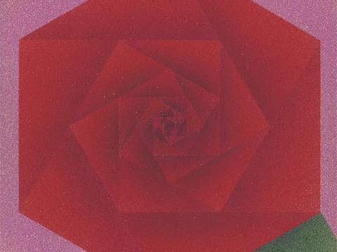  创意极简平涂插画日本当代艺术绘画 