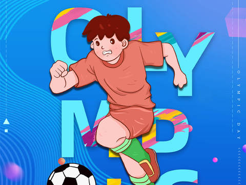  运动会比赛竞技体育精神跑步广告海报29 