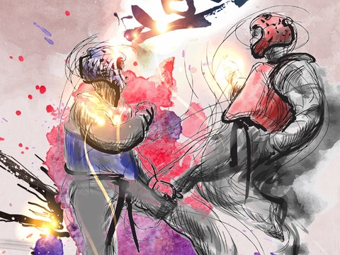 跆拳道运动健身广告海报4