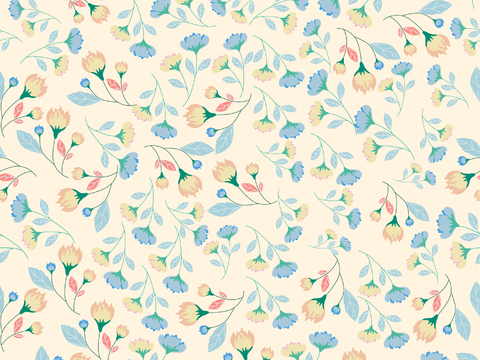 现代植物壁纸墙布