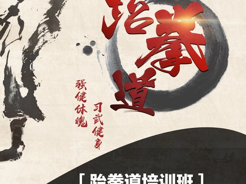 跆拳道运动健身广告海报6