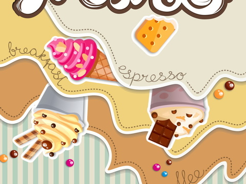 餐饮美食广告海报78