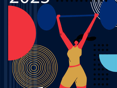  运动会比赛竞技体育精神跑步广告海报1 