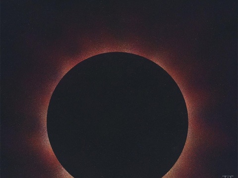  创意极简平涂插画日本当代艺术绘画 