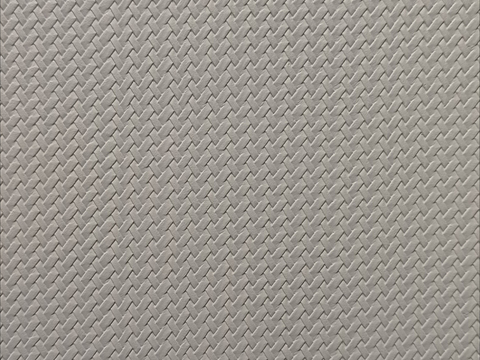  暖灰色细纹编织皮革 