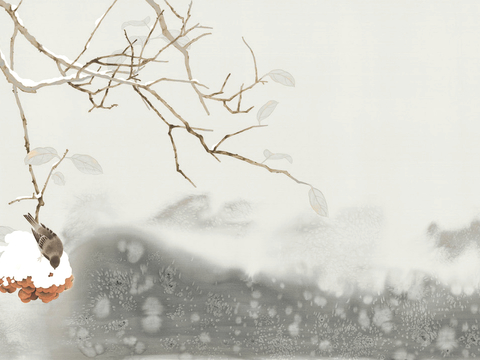  中式新中式挂画壁画字画山水花鸟背景墙壁纸装饰画抽象画油画 