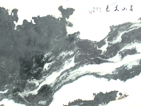  中式新中式挂画壁画字画山水花鸟背景墙壁纸装饰画抽象画油画 