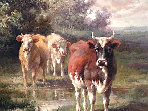  中式新中式挂画壁画字画山水花鸟背景墙壁纸装饰画抽象画油画 