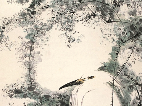  中式新中式挂画壁画字画山水花鸟背景墙壁纸装饰画抽象画油画 