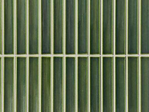 瓷砖马赛克_绿色条形马赛克_厨房砖_墙砖