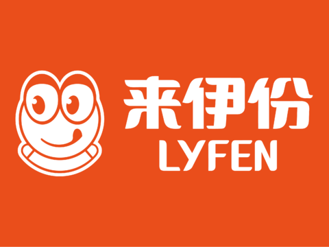 来伊份，食品零食logo