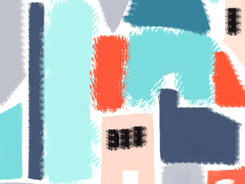  中式新中式挂画壁画水墨字画山水花鸟背景墙壁纸装饰画抽象画油画 