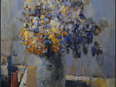  中式新中式挂画壁画字画山水花鸟背景墙壁纸装饰画抽象画油画 