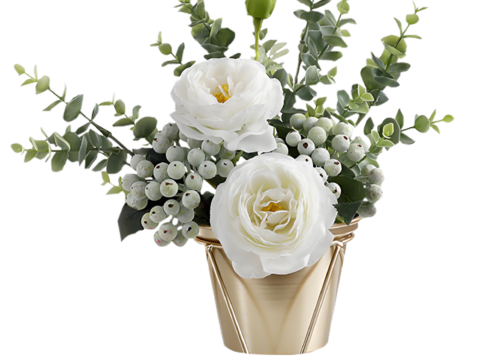 现代花卉植物PNG免抠