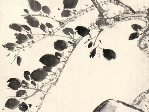  中式新中式挂画壁画水墨字画山水花鸟背景墙壁纸装饰画抽象画油画 