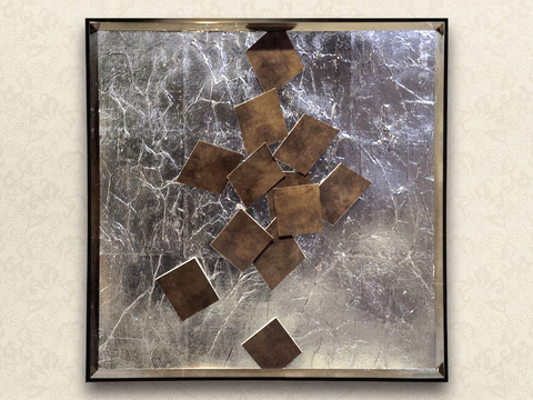  中式新中式挂画壁画字画山水花鸟背景墙壁纸装饰画抽象画油画 