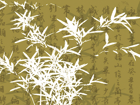  中式新中式挂画壁画字画山水花鸟背景墙壁纸装饰画抽象画油画 