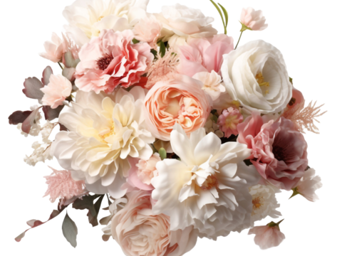 现代花卉植物PNG免抠