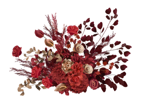  现代花卉植物PNG免抠 