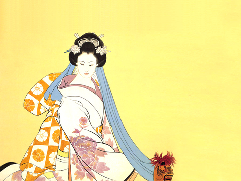  中式新中式挂画壁画字画山水花鸟背景墙壁纸装饰画抽象画油画 