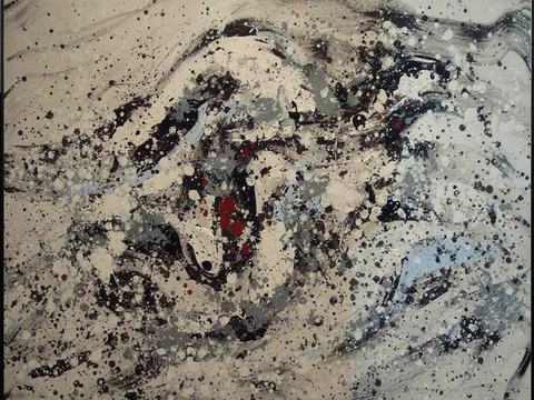  中式新中式挂画壁画字画山水花鸟背景墙壁纸装饰画抽象画油画 