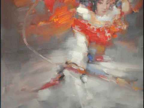  中式新中式挂画壁画字画山水花鸟背景墙壁纸装饰画抽象画油画 