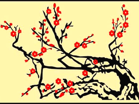  中式新中式挂画壁画水墨字画山水花鸟背景墙壁纸装饰画抽象画油画 