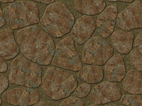  红色砂岩毛石-卵形毛石4 