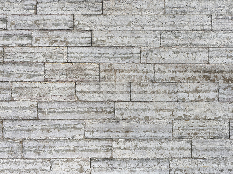 规则矩形形态干垒石，毛石墙面42