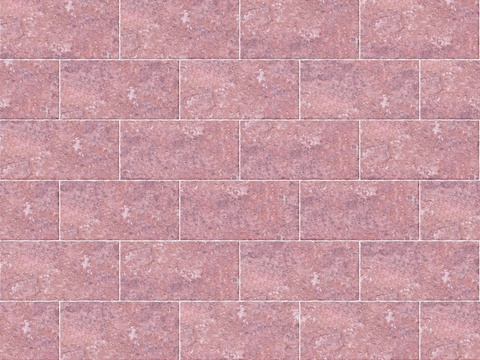 暗红色红色砂岩石板-矩形错缝-横向15