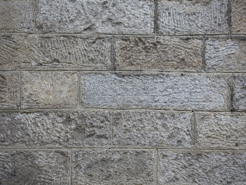  规则自然形态干垒石，毛石墙面36 