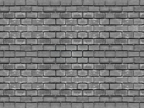 规则矩形形态干垒石，毛石墙面33