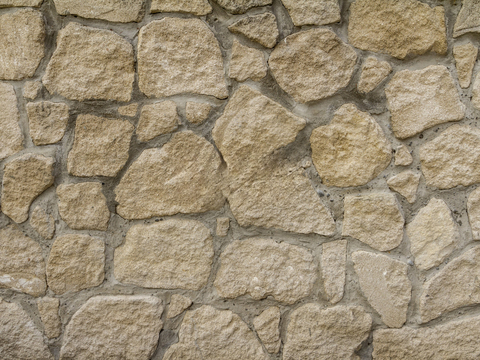  不规则多边形干垒石，自然毛石肌理67 