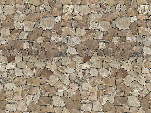 不规则多边形干垒石，自然毛石肌理29