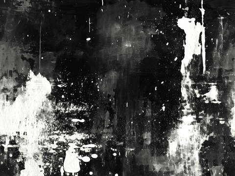  黑白遮罩通道黑白凹凸高光遮罩线条花纹纹理水泥做旧脏旧墙面 