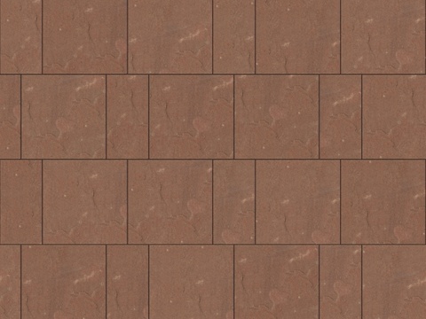 暗红色红色砂岩石板-宽窄间隔错缝9