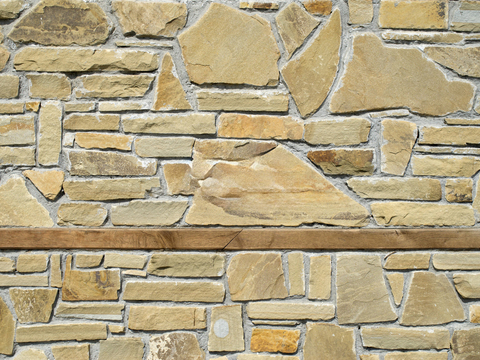 不规则多边形干垒石，自然毛石肌理36