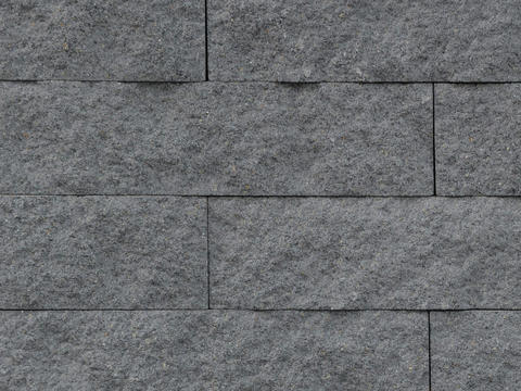  规则自然形态干垒石，毛石墙面3 