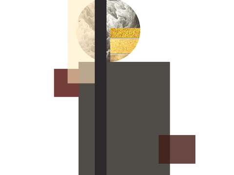  中式新中式挂画壁画水墨字画山水花鸟背景墙壁纸装饰画抽象画油画 