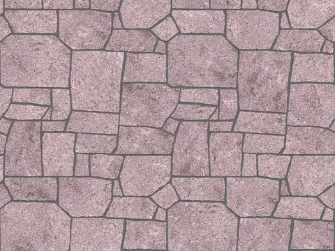 红色砂岩毛石-多边形毛石-破冰纹毛石29