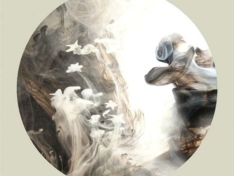  中式新中式挂画壁画水墨字画山水花鸟背景墙壁纸装饰画抽象画油画 