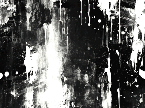  黑白遮罩通道黑白凹凸高光遮罩线条花纹纹理水泥做旧脏旧墙面 