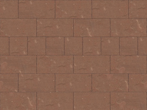 暗红色红色砂岩石板-宽窄间隔错缝1